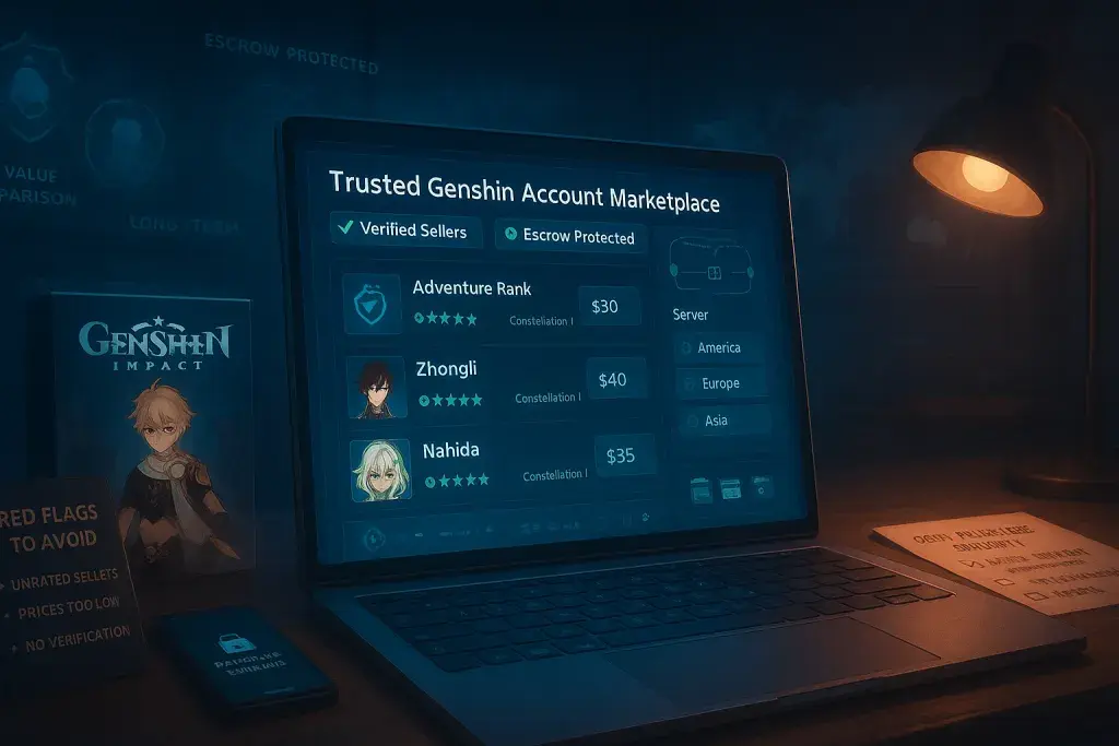 How to Buy Secure and Affordable Genshin Impact Accounts on Trusted Marketplaces