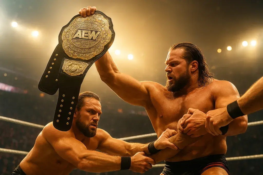 Fletcher turns on Takeshita after title win at AEW Double or Nothing