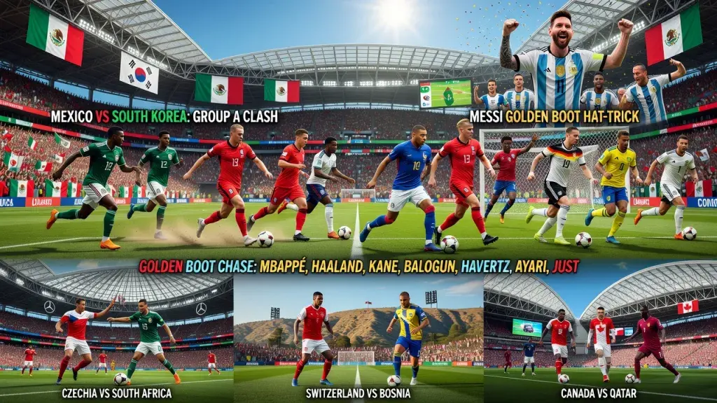 Mexico and South Korea Clash as World Cup Day Four Raises the Stakes