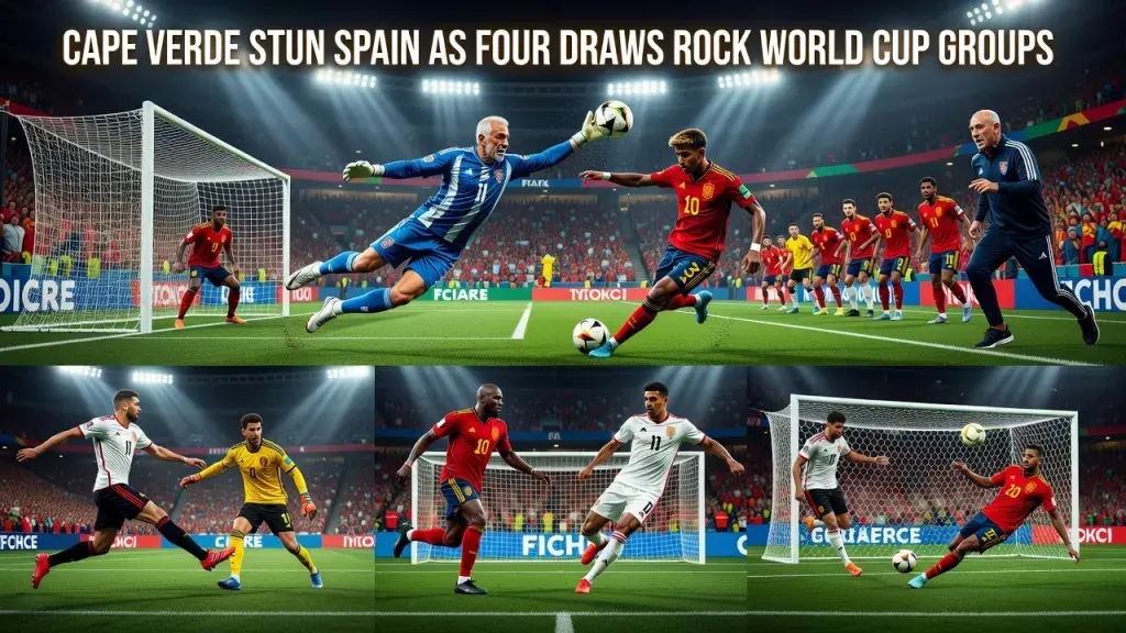 Cape Verde Stun Spain as Four Draws Rock World Cup Groups