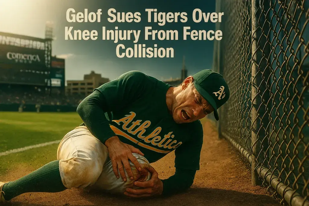 Gelof Sues Tigers Over Knee Injury From Fence Collision
