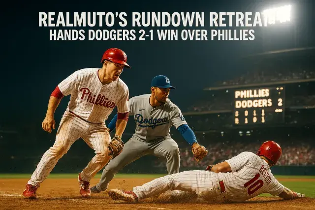 Realmuto's Rundown Retreat Hands Dodgers 2-1 Win Over Phillies