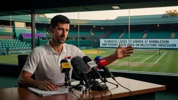 Djokovic Loses to Sinner at Wimbledon and Pushes Back Hard on Milestone Obsession