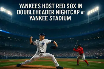 Yankees Host Red Sox in Doubleheader Nightcap at Yankee Stadium